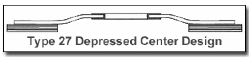 Type 27 Depressed Center Design